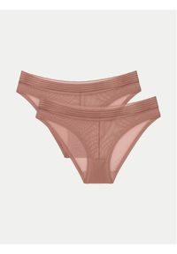 Triumph Komplet 2 par fig klasycznych Tempting Sheer 10218591 Beżowy. Kolor: beżowy. Materiał: syntetyk
