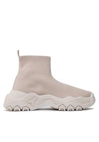 Patrizia Pepe Sneakersy 8Z0056/K063-B732 Beżowy. Kolor: beżowy. Materiał: materiał