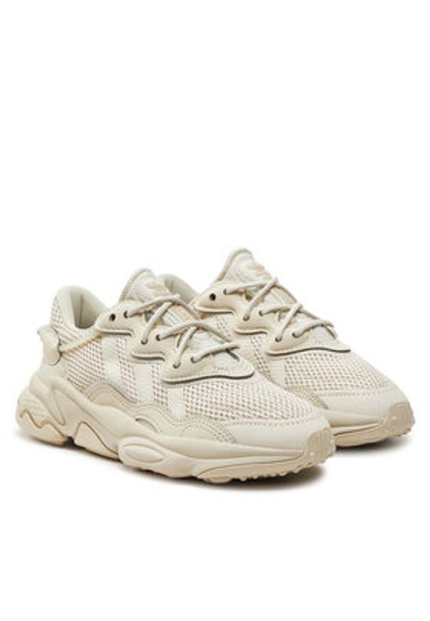 Adidas - adidas Sneakersy Ozweego J IG9016 Beżowy. Kolor: beżowy. Materiał: materiał