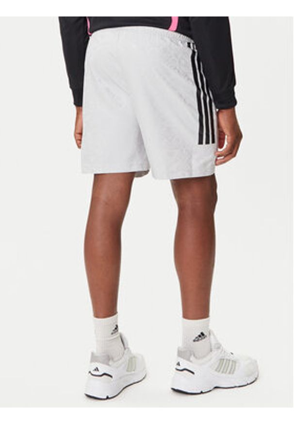 Adidas - adidas Szorty sportowe Common Goal JW0239 Szary Regular Fit. Kolor: szary. Materiał: syntetyk. Styl: sportowy