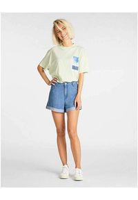 Lee - LEE RELAXED SHORT DAMSKIE SHORTY JEANSOWE L31KLRLK. Materiał: jeans #5