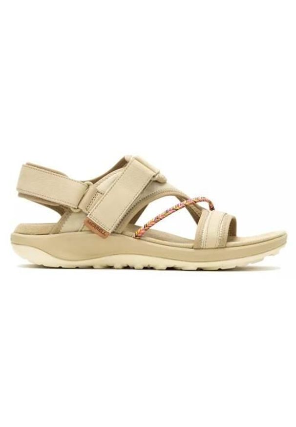 Buty do chodzenia damskie Merrell Terran 4 Backstrap. Zapięcie: rzepy. Kolor: beżowy. Materiał: tkanina, skóra. Sport: turystyka piesza