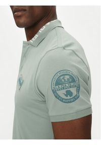 Napapijri Polo E-Amundsen NP0A4IN9 Zielony Regular Fit. Typ kołnierza: polo. Kolor: zielony. Materiał: bawełna #3
