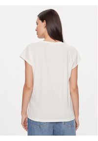 Vero Moda T-Shirt 10298088 Biały Box Fit. Kolor: biały. Materiał: bawełna