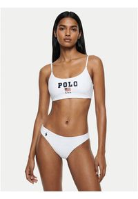 Polo Ralph Lauren Góra od bikini 21612454 Biały. Kolor: biały. Materiał: syntetyk #3