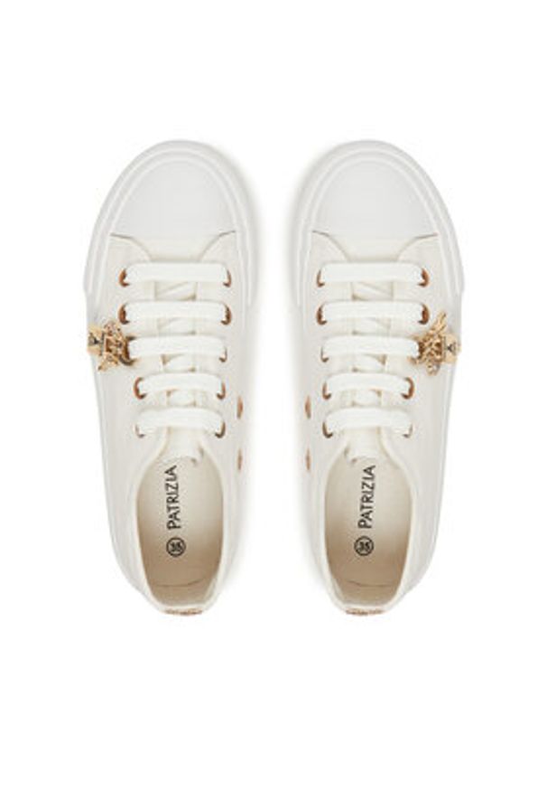 Patrizia Pepe Trampki PPJ309.27 D Biały. Kolor: biały. Materiał: materiał