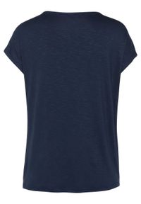 Shirt z koronką bonprix ciemnoniebieski. Kolor: niebieski. Materiał: koronka. Wzór: koronka #3