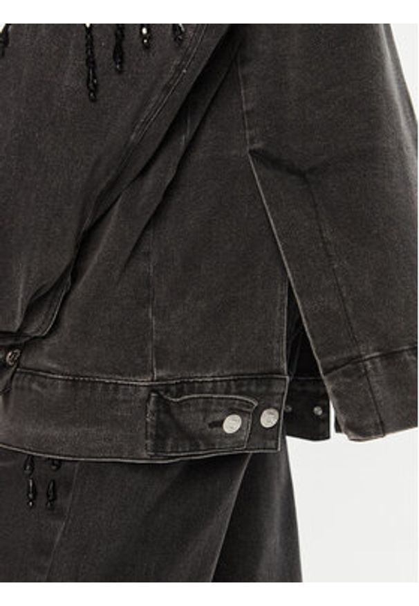 GESTUZ - Gestuz Kurtka jeansowa Similina 10909653 Szary Loose Fit. Kolor: szary. Materiał: bawełna