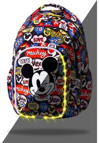 Coolpack Plecak szkolny Spark Led 26L Mickey Mouse (B45300). Wzór: motyw z bajki #1