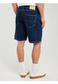 Big-Star - Szorty męskie jeansowe niebieskie Aleksy 508. Kolor: niebieski. Materiał: jeans. Długość: długie. Sezon: lato, wiosna. Styl: wakacyjny, elegancki