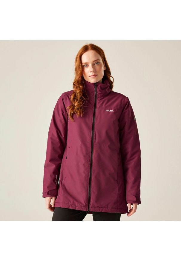 DARE 2B - Kurtka damska przejściowa ocieplana przeciwdeszczowa Tamlin. Kolor: czerwony. Materiał: tkanina. Sezon: zima. Sport: narciarstwo