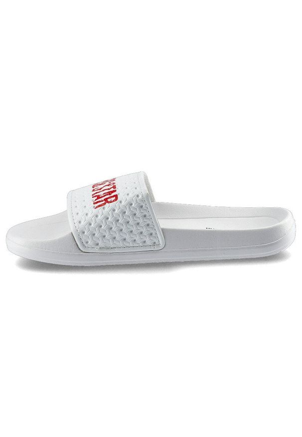 Big-Star - Białe Klapki Big Star Dziecięce Buty Wodoodporne. Okazja: na co dzień. Kolor: biały. Materiał: materiał. Wzór: napisy, aplikacja. Styl: wakacyjny, casual