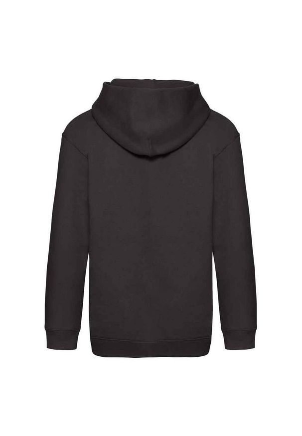 FRUIT OF THE LOOM - Bluza Z Kapturem Premium Dla Dzieci. Typ kołnierza: kaptur. Kolor: czarny