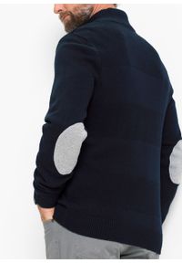 Sweter rozpinany z bawełny z recyklingu bonprix ciemnoniebieski. Kolor: niebieski. Materiał: bawełna. Długość rękawa: długi rękaw. Długość: długie #5