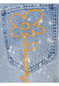 Guess Szorty jeansowe Mom W3GD26 D4YO0 Niebieski Regular Fit. Kolor: niebieski. Materiał: bawełna, jeans