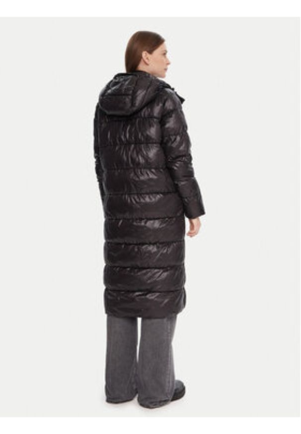 Blauer Płaszcz zimowy 25WBLDK02073 Czarny Regular Fit. Kolor: czarny. Materiał: syntetyk. Sezon: zima