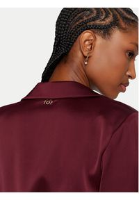 Rinascimento Sukienka koszulowa CFC0121838003 Bordowy Regular Fit. Kolor: czerwony. Materiał: syntetyk. Typ sukienki: koszulowe #2