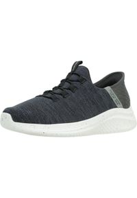 skechers - Buty SKECHERS SLIP-INS :_SUMIT Czarny. Kolor: czarny. Materiał: tkanina