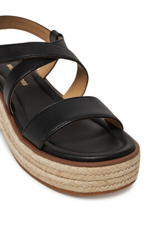 MICHAEL Michael Kors Espadryle Lynn 40S5LYFS1L Czarny. Kolor: czarny. Materiał: skóra
