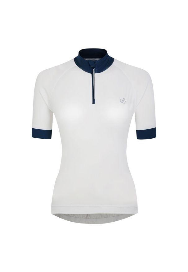 DARE 2B - Koszulka rowerowa damska Pedal Through It II. Kolor: biały. Sport: kolarstwo