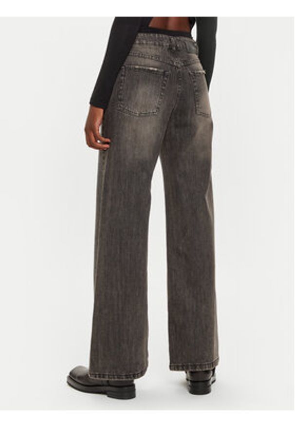 ViCOLO Jeansy DS0084 Szary Loose Fit. Kolor: szary