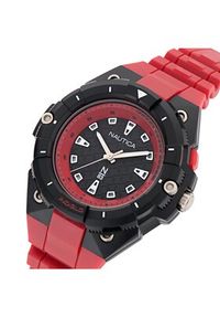 Nautica Zegarek NAPCNS406 Czerwony. Kolor: czerwony