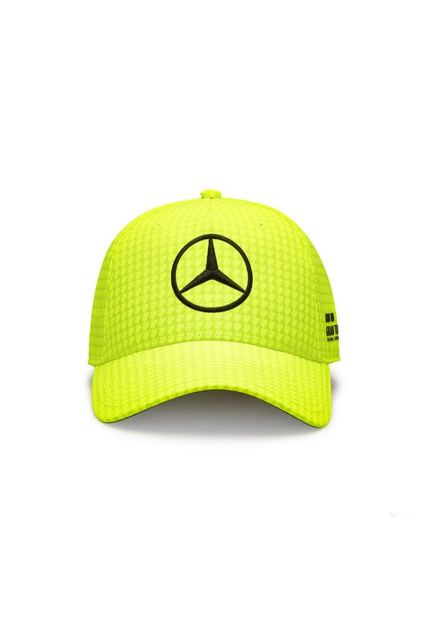 OEM - Unisex Czapka Neon Żółta Mercedes F1 - Kolekcja Lewis Hamilton. Kolor: żółty