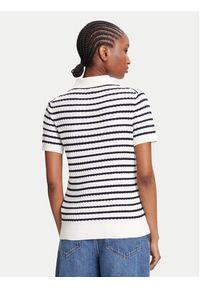 TOMMY HILFIGER - Tommy Hilfiger Sweter Fine WW0WW41474 Écru Regular Fit. Kolor: kremowy. Materiał: bawełna #2