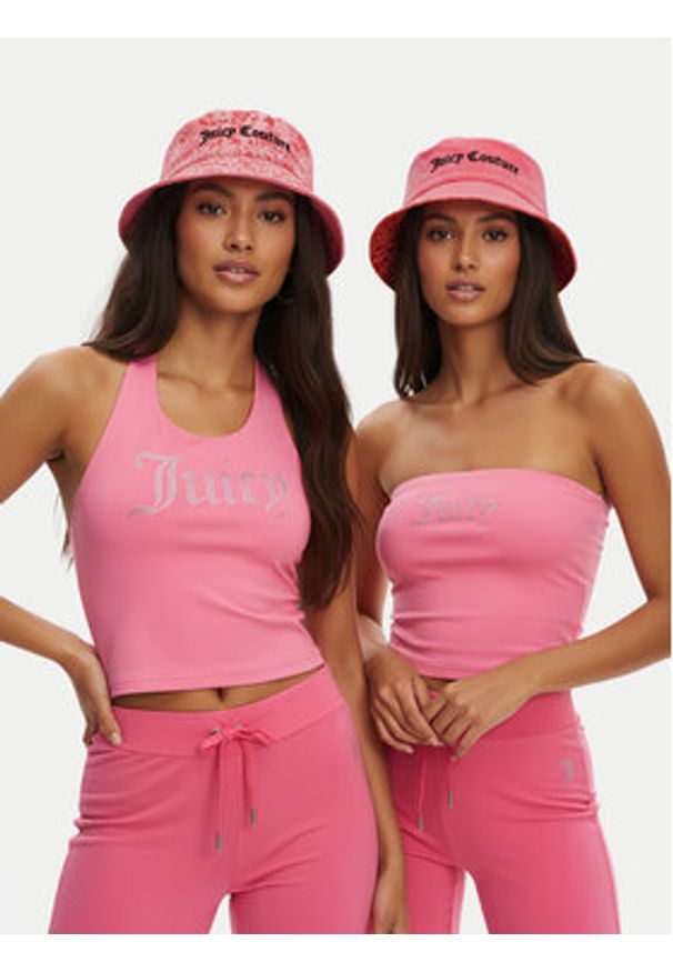 Juicy Couture Kapelusz Bot Bucket JCAWH125711 Różowy. Kolor: różowy. Materiał: bawełna
