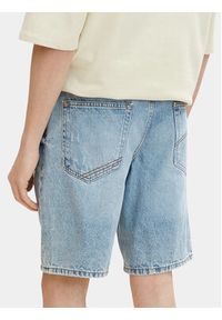 Tom Tailor Denim Szorty jeansowe 1032259 Błękitny Loose Fit. Kolor: niebieski. Materiał: bawełna