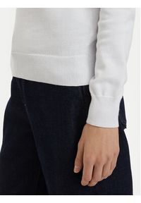 Beverly Hills Polo Club Sweter P-SS26W-M536563 Biały Regular Fit. Typ kołnierza: polo. Kolor: biały. Materiał: bawełna #2