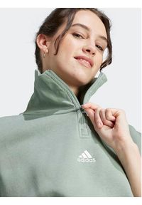 Adidas - adidas Bluza IR8381 Zielony Oversize. Kolor: zielony. Materiał: bawełna #6