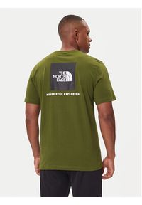 The North Face T-Shirt Redbox NF0A87NP Zielony Regular Fit. Kolor: zielony. Materiał: bawełna #3