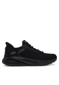 skechers - Skechers Sneakersy Bobs Squad Chaos-Tough Walk 118303/BBK Czarny. Kolor: czarny. Materiał: materiał