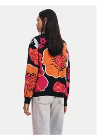 Desigual Sweter Niagara 24WWJF32 Kolorowy Regular Fit. Materiał: syntetyk, wiskoza. Wzór: kolorowy #4