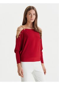 Marciano Guess Bluzka 6RGP05 6257A Czerwony Regular Fit. Kolor: czerwony. Materiał: syntetyk #1