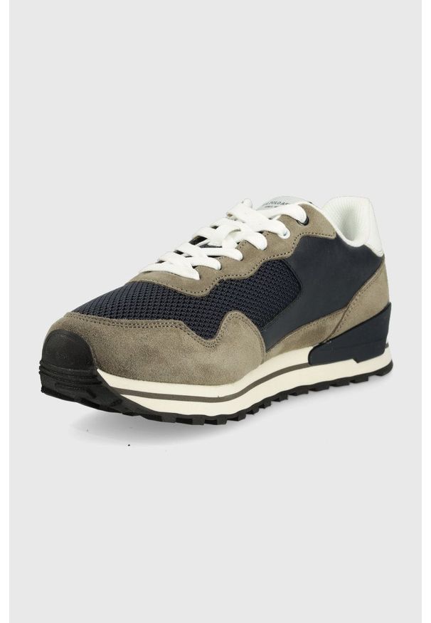 U.S. Polo Assn. sneakersy kolor szary. Nosek buta: okrągły. Zapięcie: sznurówki. Kolor: szary. Materiał: guma