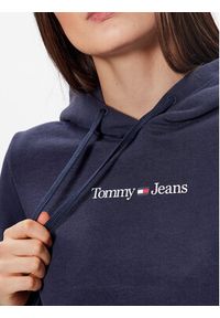 Tommy Jeans Bluza Serif Linear DW0DW15649 Granatowy Regular Fit. Kolor: niebieski. Materiał: syntetyk, bawełna