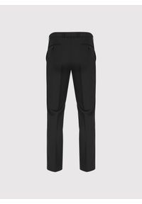 Pako Lorente - PAKO LORENTE – Wełniane spodnie garniturowe w kolorze czarnym. Okazja: na spotkanie biznesowe. Kolor: czarny. Materiał: wełna. Styl: biznesowy, elegancki #8