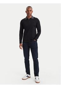 Karl Lagerfeld - KARL LAGERFELD Polo 745003 564200 Czarny Regular Fit. Typ kołnierza: polo. Kolor: czarny. Materiał: bawełna #2