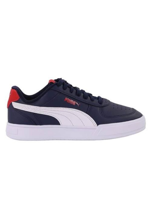 Buty do chodzenia dla dzieci Puma Caven. Zapięcie: sznurówki. Kolor: biały, wielokolorowy, niebieski, czarny. Materiał: materiał. Szerokość cholewki: normalna. Sport: turystyka piesza
