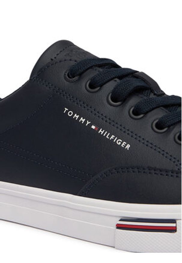 TOMMY HILFIGER - Tommy Hilfiger Tenisówki Vulc Core Rwb Long Lace Lth FM0FM05814 Granatowy. Kolor: niebieski. Materiał: skóra