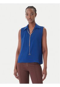 Rinascimento Bluzka CFC0127446003 Niebieski Regular Fit. Kolor: niebieski. Materiał: syntetyk #1