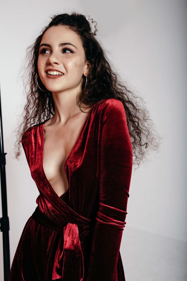 czerwona sukienka
