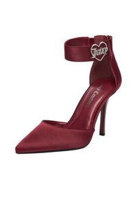 Juicy Couture Szpilki EO-LH24018-2A Bordowy. Kolor: czerwony. Materiał: materiał. Obcas: na szpilce #7