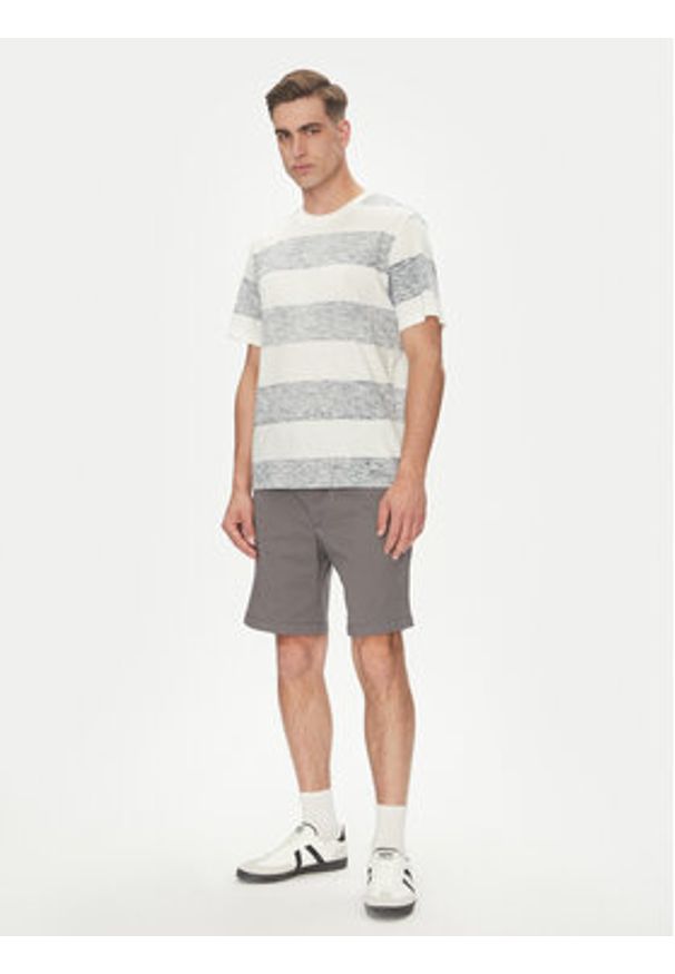 Jack & Jones Szorty materiałowe Jaiden 12274983 Szary Relaxed Fit. Kolor: szary. Materiał: bawełna