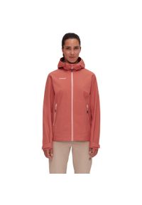 Kurtka w góry damska Mammut Alto Light Hardshell. Typ kołnierza: kaptur. Kolor: czerwony. Materiał: syntetyk. Sport: wspinaczka