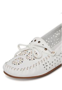Rieker Mokasyny L6396-80 Biały. Kolor: biały. Materiał: skóra #5