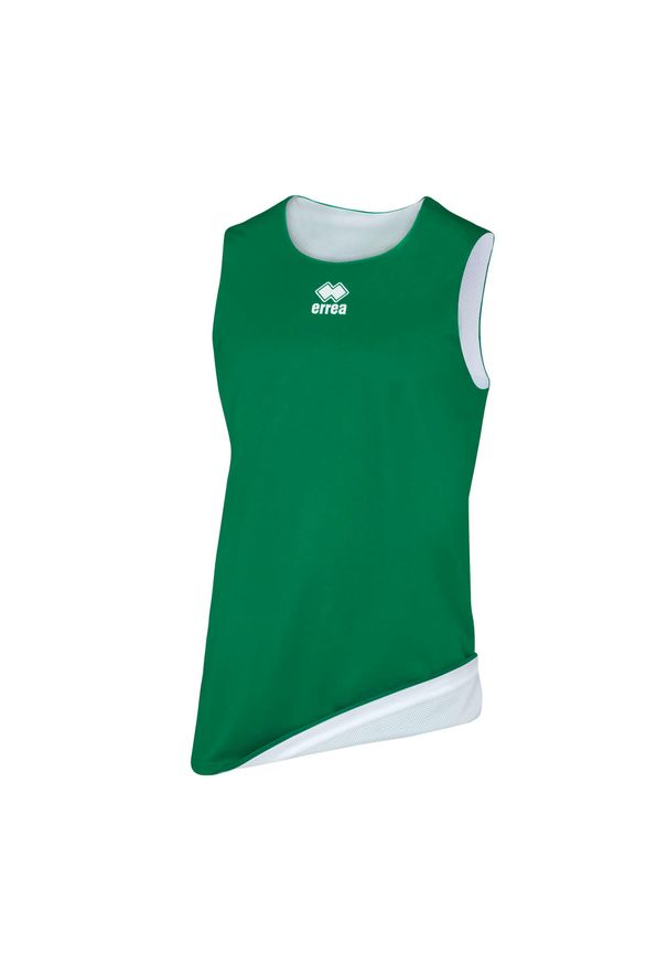 ERREA - Errea Chicago Tank Top Podwójna Reklama Tank Top Dorośli. Kolor: zielony, biały, wielokolorowy. Długość rękawa: bez rękawów. Sport: koszykówka