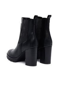 Guess Botki FLFNLL ELE10 Czarny. Kolor: czarny. Materiał: skóra #5